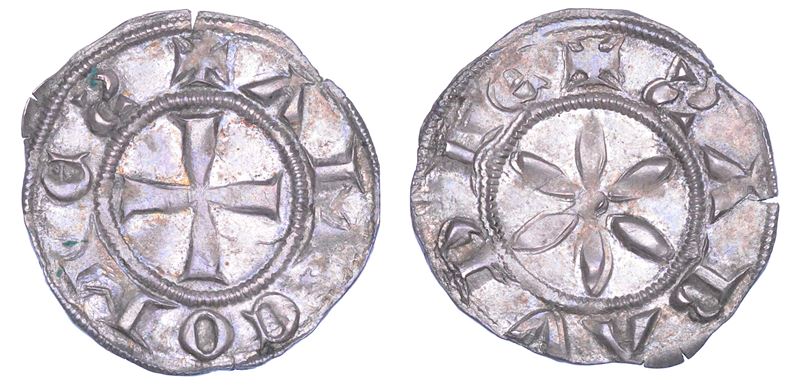 DUCATO DI SAVOIA. AMEDEO IV il Laudato, 1232-1253. Denaro Forte.  - Auction Numismatics - Cambi Casa d'Aste