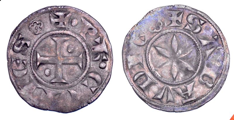 DUCATO DI SAVOIA. FILIPPO I, 1268-1285. Denaro Forte nuovo.  - Asta Numismatica - Cambi Casa d'Aste