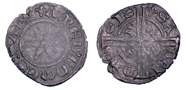 DUCATO DI SAVOIA. AMEDEO V il Grande, 1285-1323. Denaro Piccolo di Savoia.