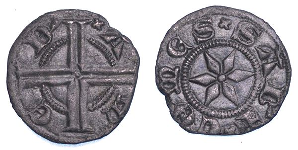 DUCATO DI SAVOIA. AMEDEO V il Grande, 1285-1323. Obolo di Piemonte o Maglia.