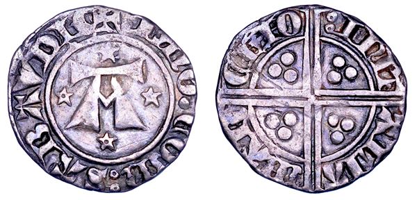 DUCATO DI SAVOIA. AIMONE il Pacifico, 1329-1343. Grosso bianco dozzeno.