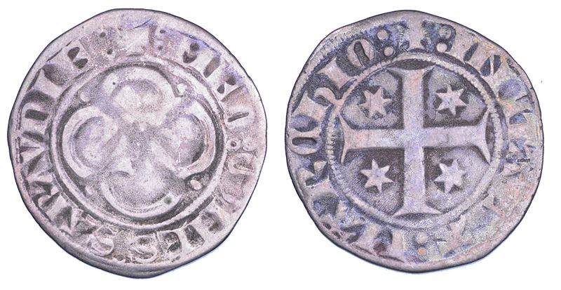 DUCATO DI SAVOIA. AMEDEO VI il Conte Verde, 1343-1383. Quarto di grosso.  - Auction Numismatics - Cambi Casa d'Aste