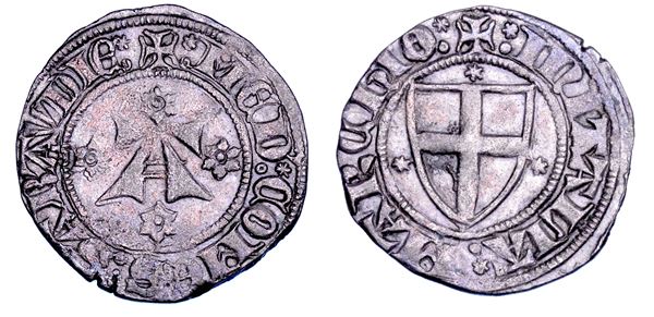 DUCATO DI SAVOIA. AMEDEO VI il Conte Verde, 1343-1383. Forte escucellato. II tipo.