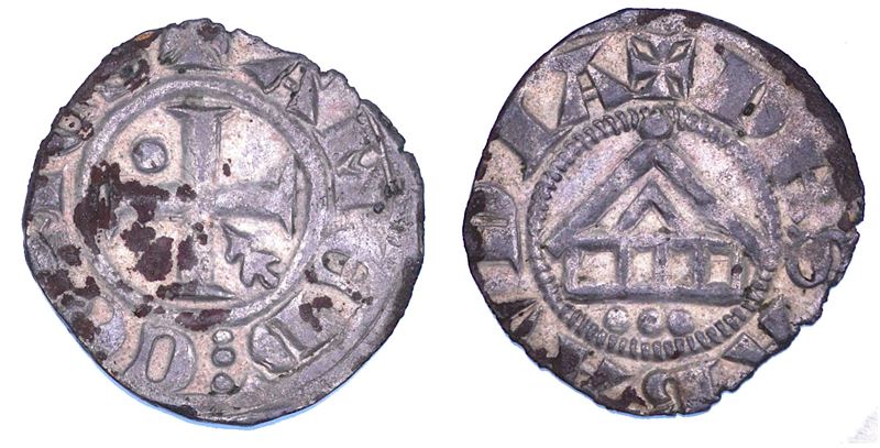 DUCATO DI SAVOIA. AMEDEO VI il Conte Verde, 1343-1383. Denaro tipo Losanna.  - Asta Numismatica - Cambi Casa d'Aste
