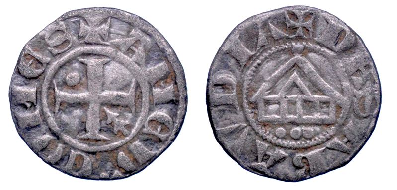 DUCATO DI SAVOIA. AMEDEO VI il Conte Verde, 1343-1383. Denaro tipo Losanna.  - Auction Numismatics - Cambi Casa d'Aste