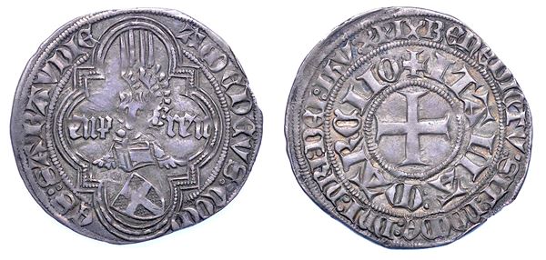 DUCATO DI SAVOIA. AMEDEO VII il Conte Rosso, 1383-1391. Grosso.