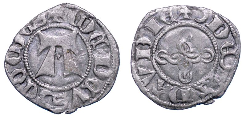 DUCATO DI SAVOIA. AMEDEO VIII, 1391-1398. Reggenza della nonna BONA DI BORBONE. Forte. I tipo.  - Asta Numismatica - Cambi Casa d'Aste
