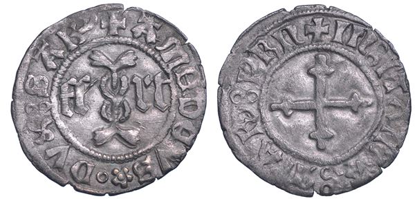 DUCATO DI SAVOIA. AMEDEO VIII duca, 1416-1440. Quarto di grosso. I tipo.