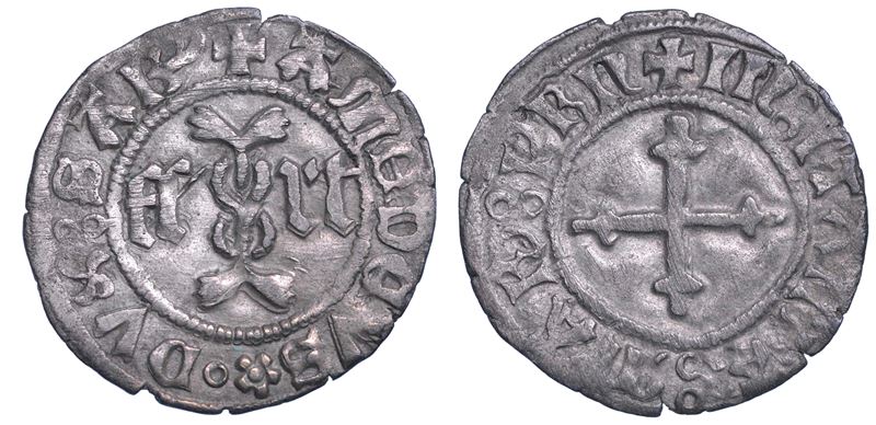DUCATO DI SAVOIA. AMEDEO VIII duca, 1416-1440. Quarto di grosso. I tipo.  - Asta Numismatica - Cambi Casa d'Aste