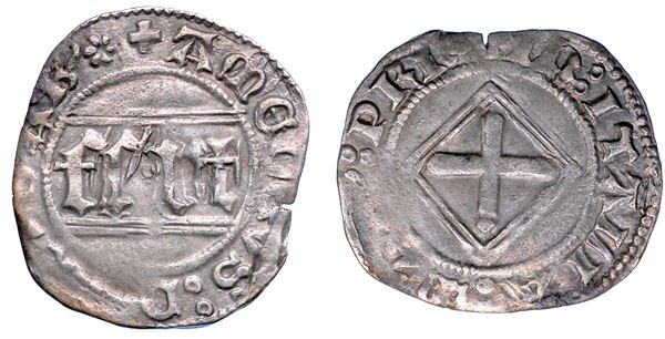 DUCATO DI SAVOIA. AMEDEO VIII duca, 1416-1440. Quarto di grosso. II tipo.
