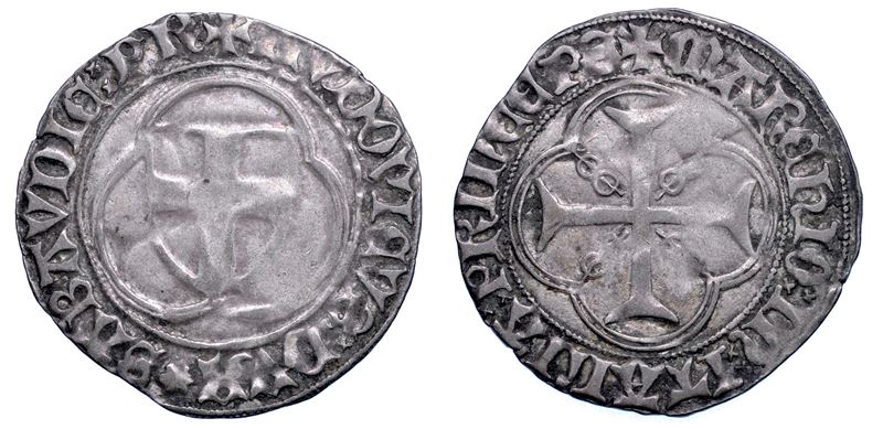 DUCATO DI SAVOIA. LUDOVICO Il Generoso, 1440-1465. Doppio bianco.  - Auction Numismatics - Cambi Casa d'Aste