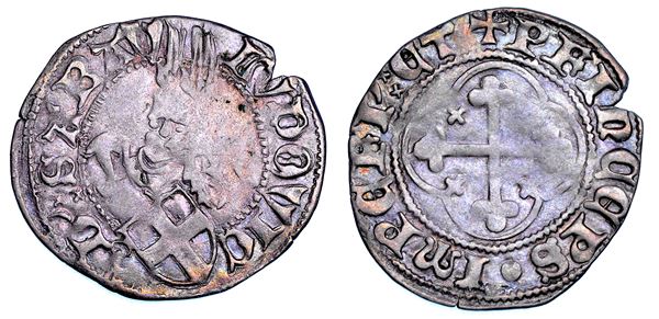 DUCATO DI SAVOIA. LUDOVICO Il Generoso, 1440-1465. Mezzo grosso. I tipo.