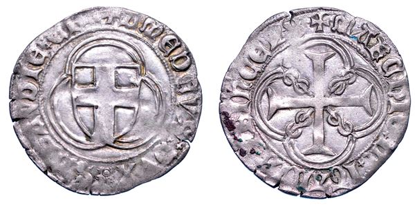 DUCATO DI SAVOIA. AMEDEO IX Il Beato, 1465-1472. Parpagliola o Doppio Bianco.