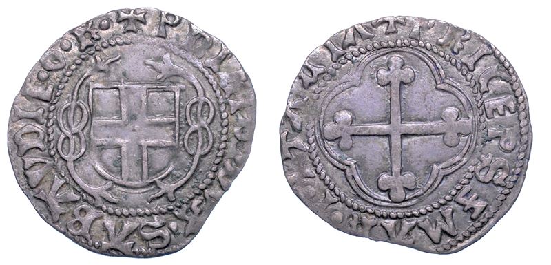 DUCATO DI SAVOIA. FILIBERTO I Il Cacciatore, 1472-1482. Grosso.  - Asta Numismatica - Cambi Casa d'Aste
