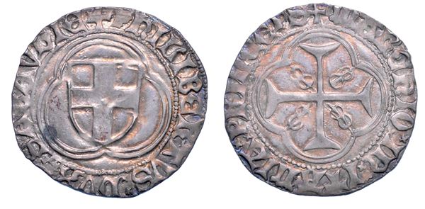 DUCATO DI SAVOIA. FILIBERTO I Il Cacciatore, 1472-1482. Parpagliola.