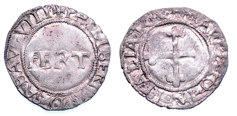 DUCATO DI SAVOIA. FILIBERTO II Il Bello, 1497-1504. Quarto. II tipo.  - Auction Numismatics - Cambi Casa d'Aste