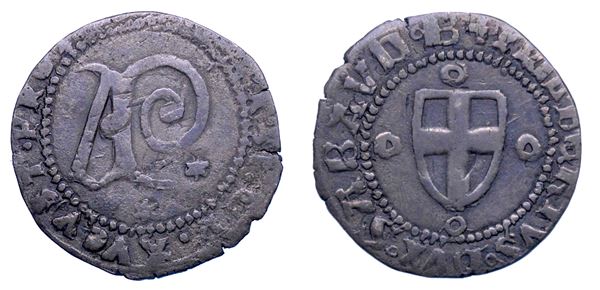 DUCATO DI SAVOIA. FILIBERTO II Il Bello, 1497-1504. Forte. Aosta?