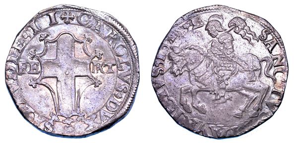 DUCATO DI SAVOIA. CARLO II Il Buono, 1504-1553. Da 8 grossi.