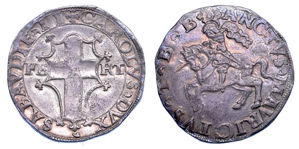 DUCATO DI SAVOIA. CARLO II Il Buono, 1504-1553. Da 8 grossi.