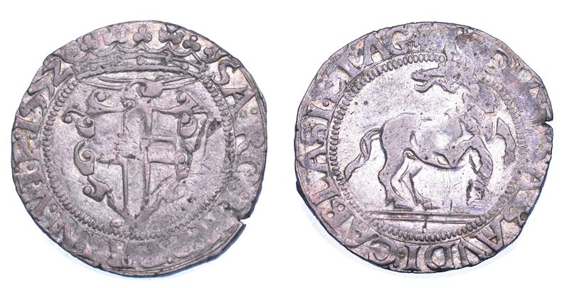 DUCATO DI SAVOIA. CARLO II Il Buono, 1504-1553. Cavallotto 1552.  - Asta Numismatica - Cambi Casa d'Aste
