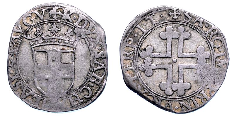 DUCATO DI SAVOIA. CARLO II Il Buono, 1504-1553. Da 2 grossi.  - Auction Numismatics - Cambi Casa d'Aste