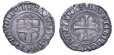 Carlo II di Savoia, Ducato di Savoia - Parpagliola o Gran Bianco, I tipo