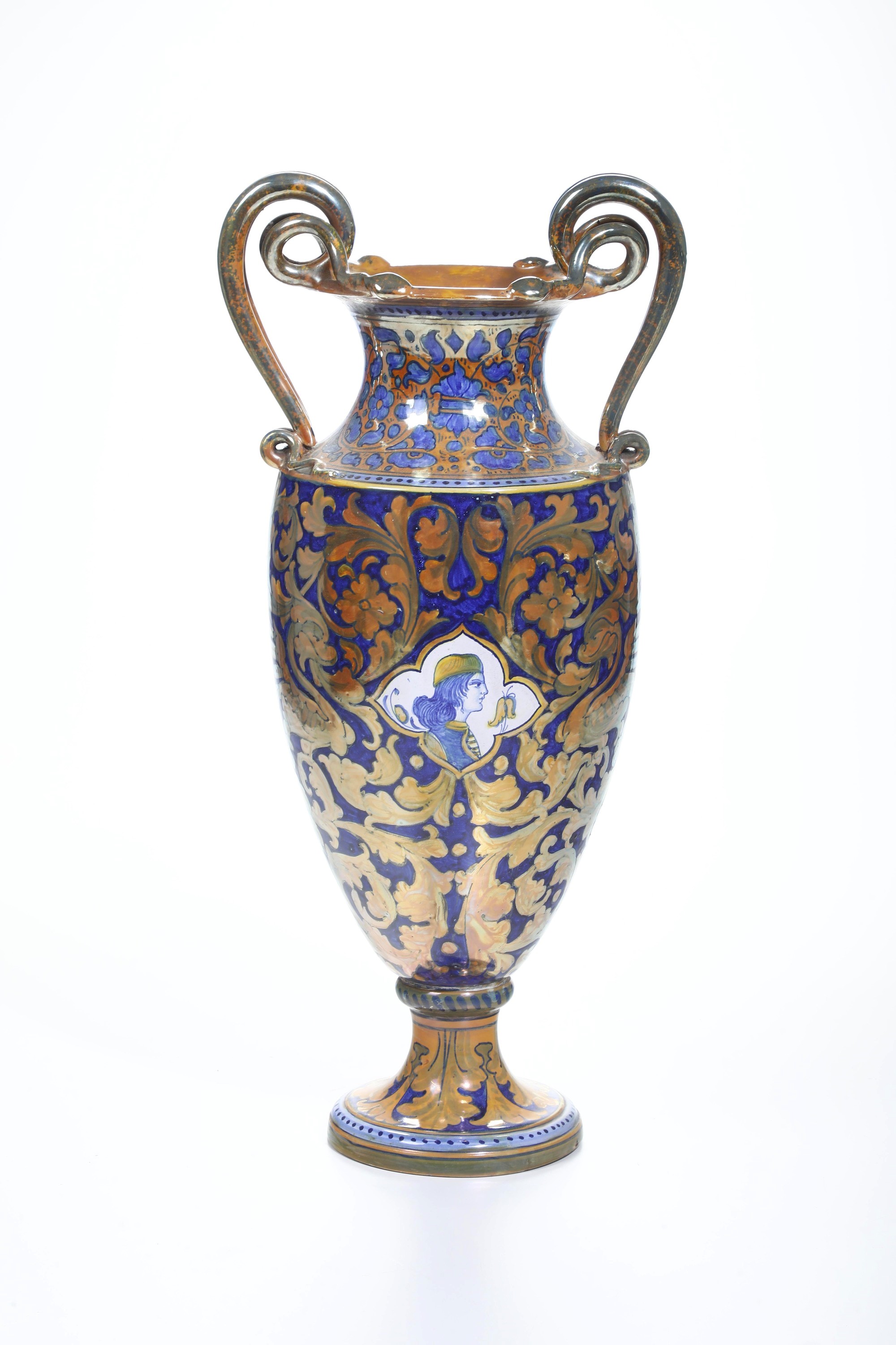 Vaso biansato. Gualdo Tadino, XX secolo.