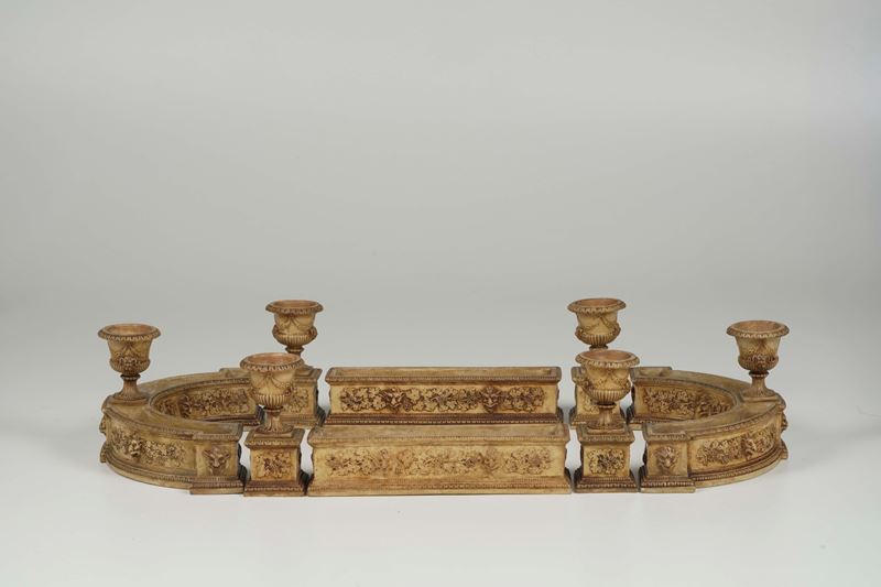 Centrotavola.  Signa, manifattura Dini Cellai, XX secolo.   - Auction The Art of the Table - Cambi Casa d'Aste