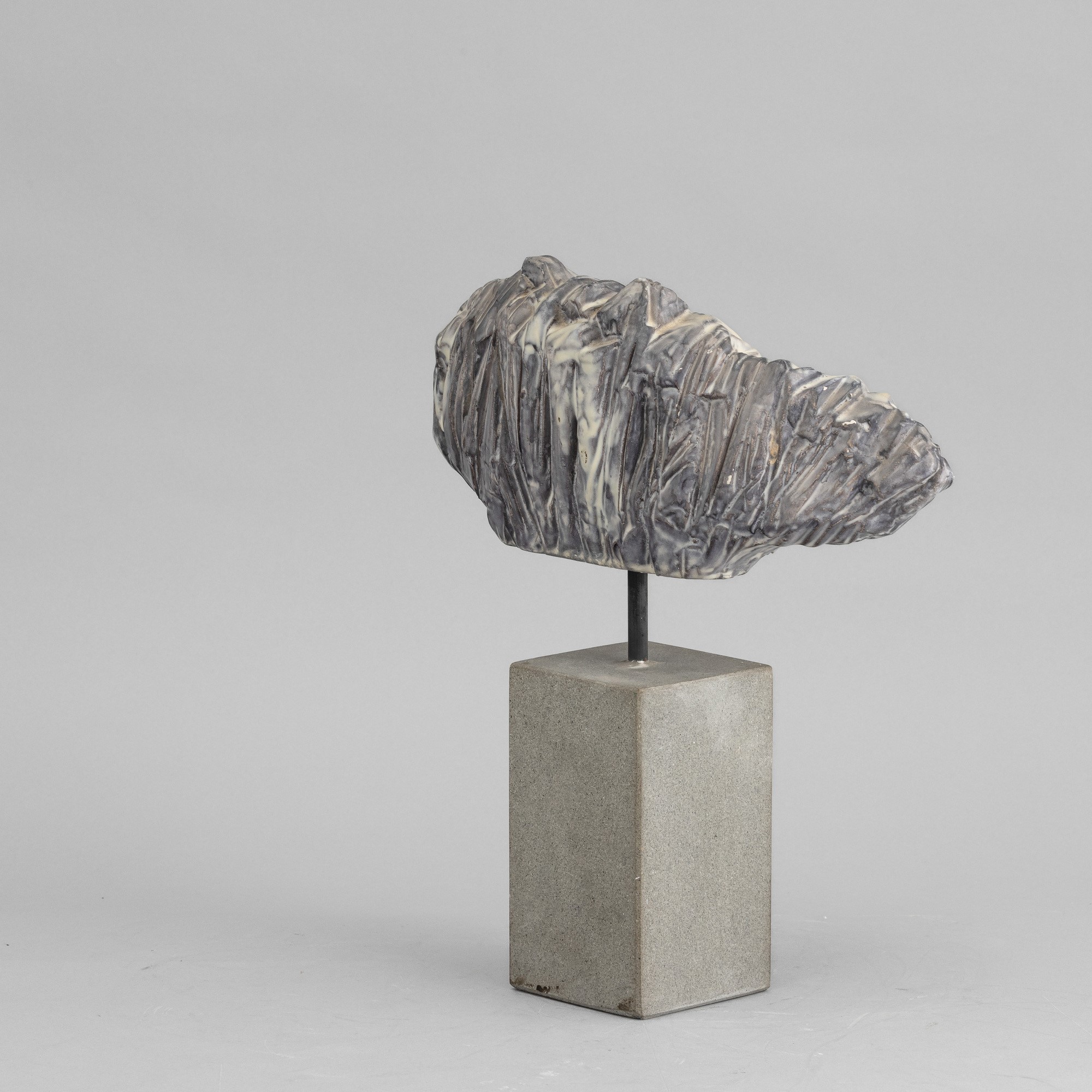 Marcello Fantoni - Scultura in ceramica a colaggio - Firenze 1974