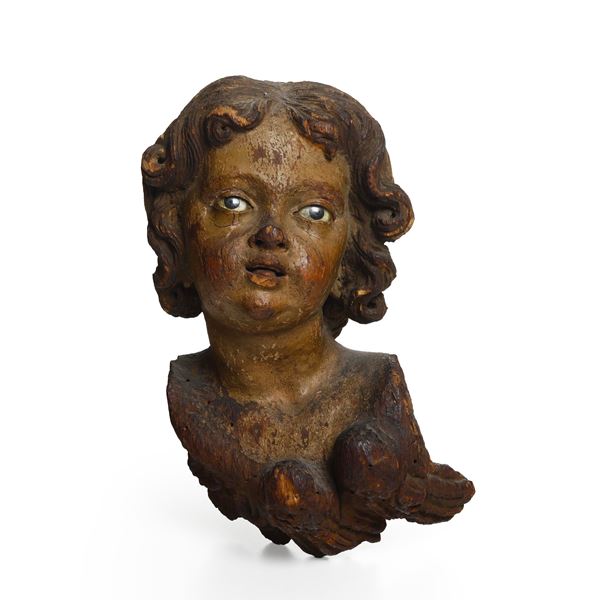 Testa di angelo. Italia XVIII secolo