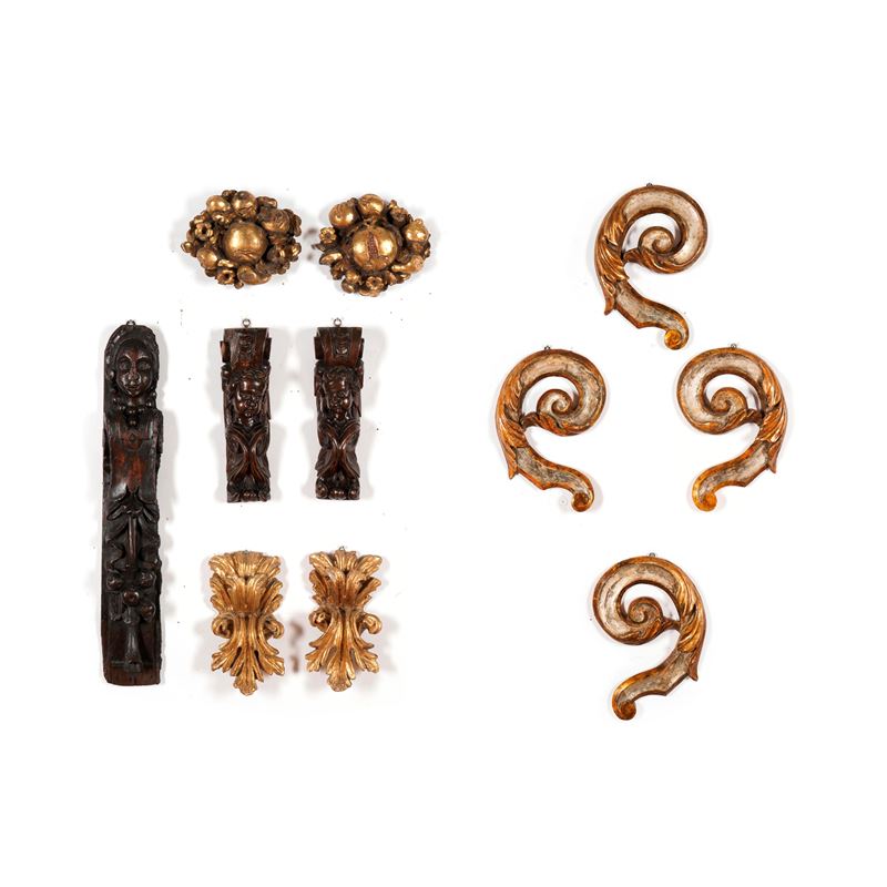 Lotto di undici fregi diversi. XVIII-XIX secolo  - Asta Dimore Italiane - Cambi Casa d'Aste