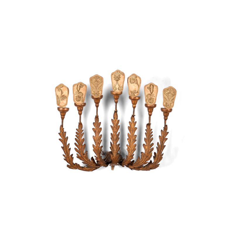 Applique in metallo dorato  - Auction Italian Mansions - Cambi Casa d'Aste
