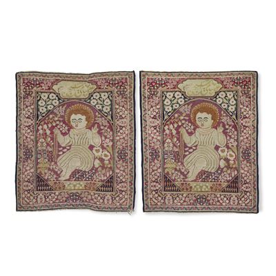 Coppia di tappeti Kirman, Persia, inizio XX secolo