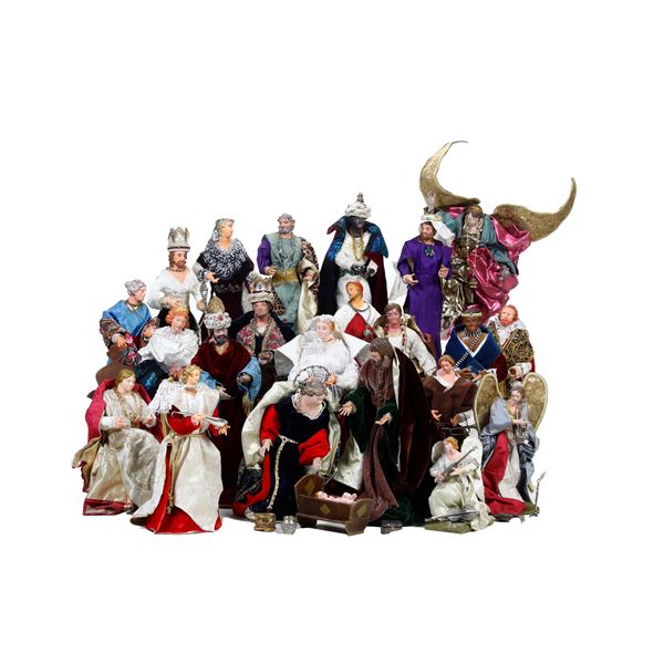 Grande presepe di manifattura recente