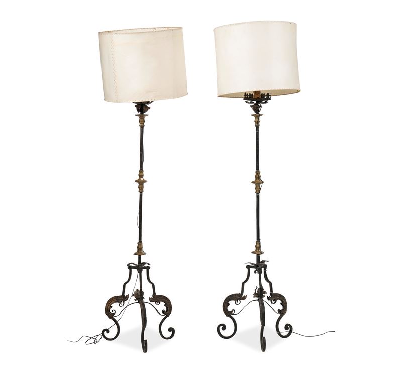 Coppia di torciere. Arte del XVIII-XIX secolo  - Asta Dimore Italiane - Cambi Casa d'Aste