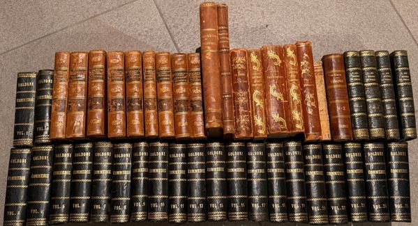 Miscellanea di volumi per lo più spaiati, con rilegature del secolo XIX. 