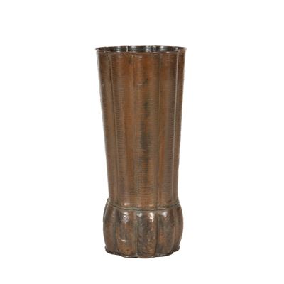 Vaso Polilobato in Rame. XIX Secolo