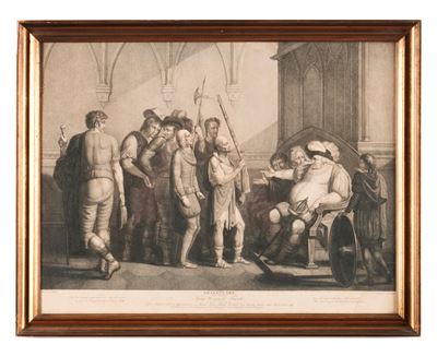 Incisione da Shakspeare, Inghilterra, XIX Secolo