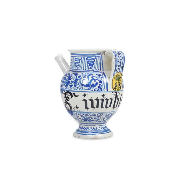 Orciolo. Faenza (?), XIX-XX secolo.