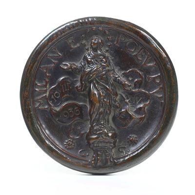 Placca Votiva in Bronzo