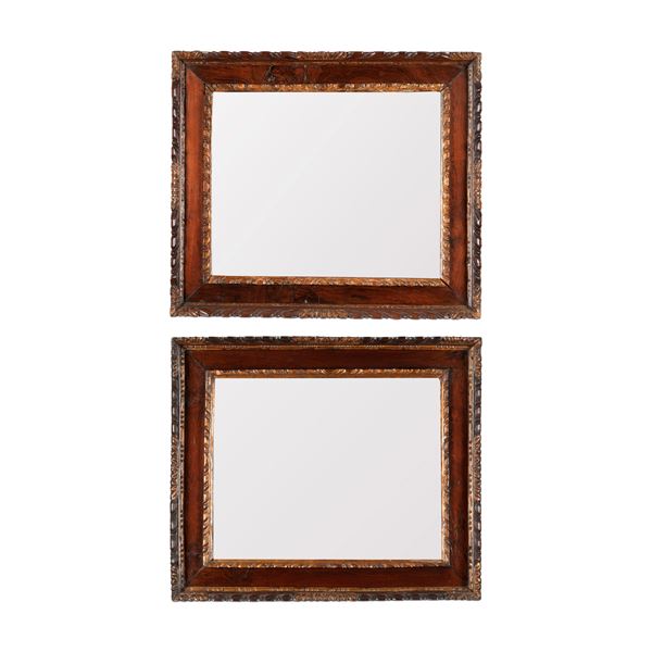 Coppia di cornici a cassetta. Italia centrale, XVIII secolo