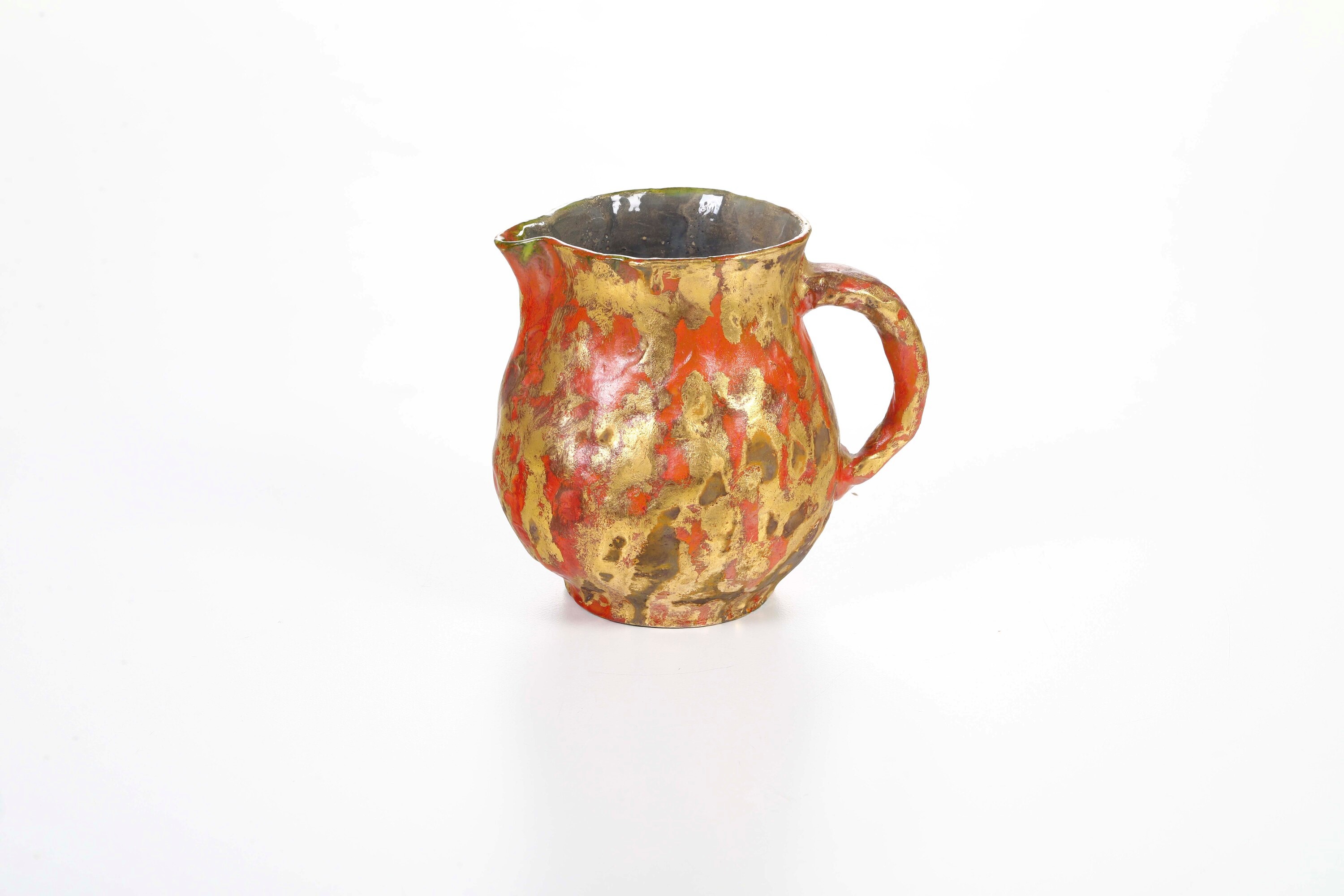 Brocca in ceramica, firmata Berta