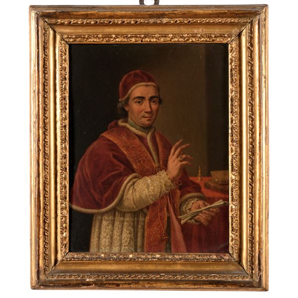 Scuola romana del XVIII secolo Ritratto di Clemente XIV