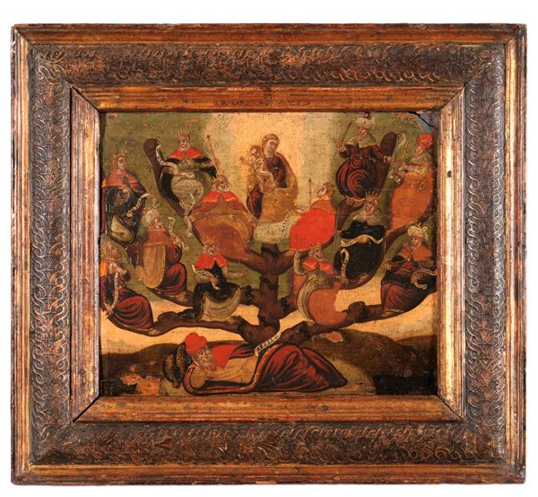 Scuola veneto-cretese del XVI secolo L’albero di Jesse