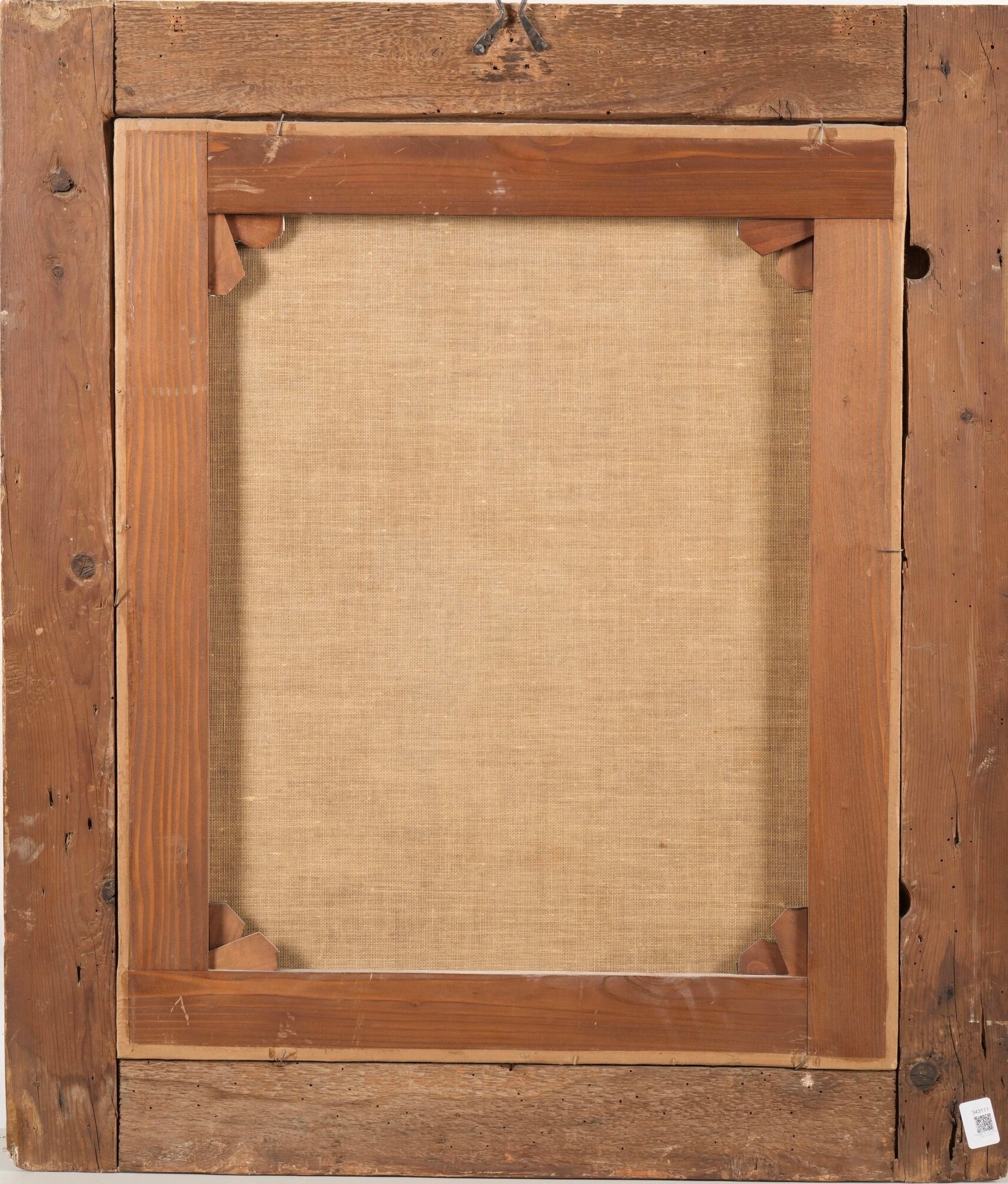 Scuola del XVII secolo, Autoritratto del pittore nel suo studio, olio su tela