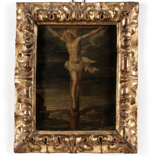 Scuola del XVII secolo Crocifissione
