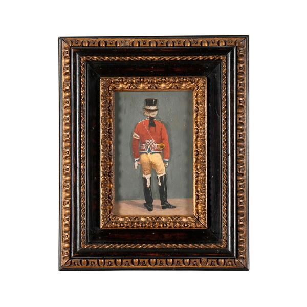 Pittore del XX secolo Soldato di spalle
