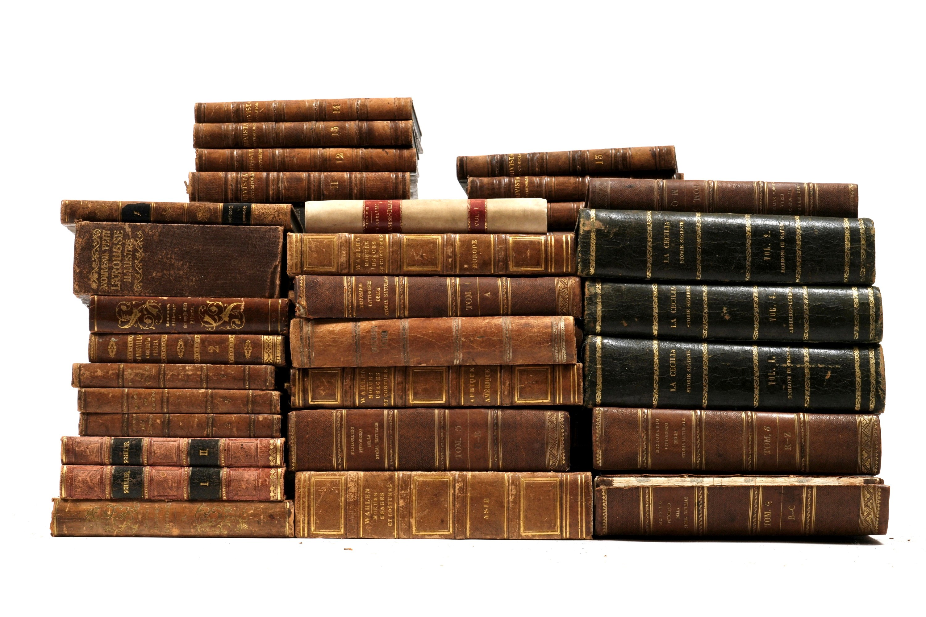 Ricca Collezione di Libri Antichi di Diversa Epoca e Argomento