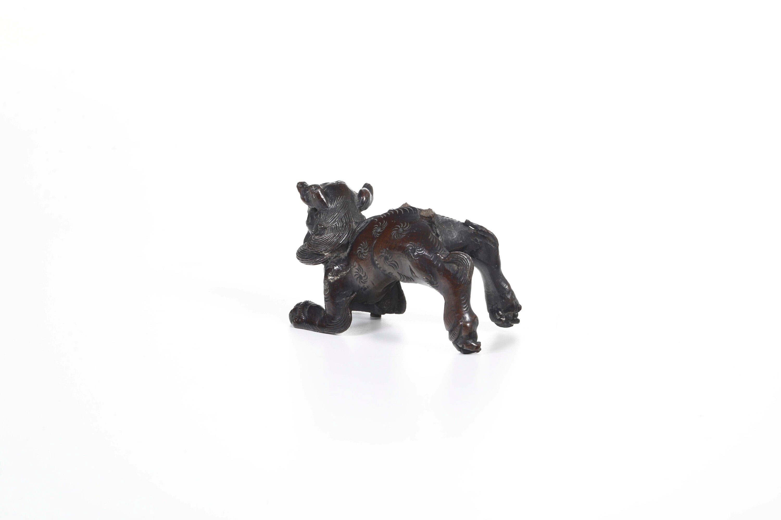 Figura di Leone in Bronzo, Cina, XX Secolo