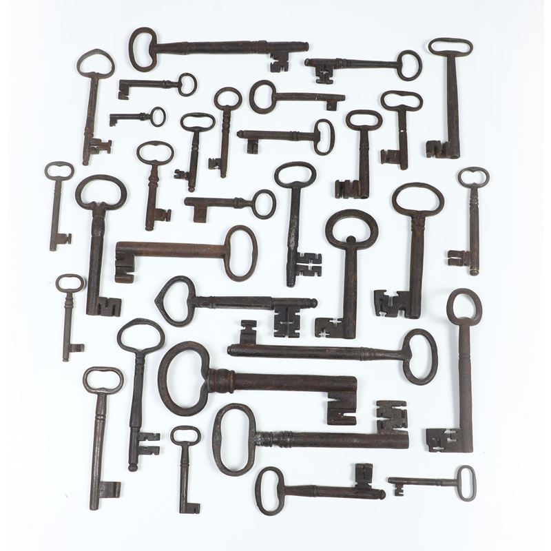 Collezione di alcune decine di chiavi antiche  - Asta Dimore Italiane TIME - Cambi Casa d'Aste